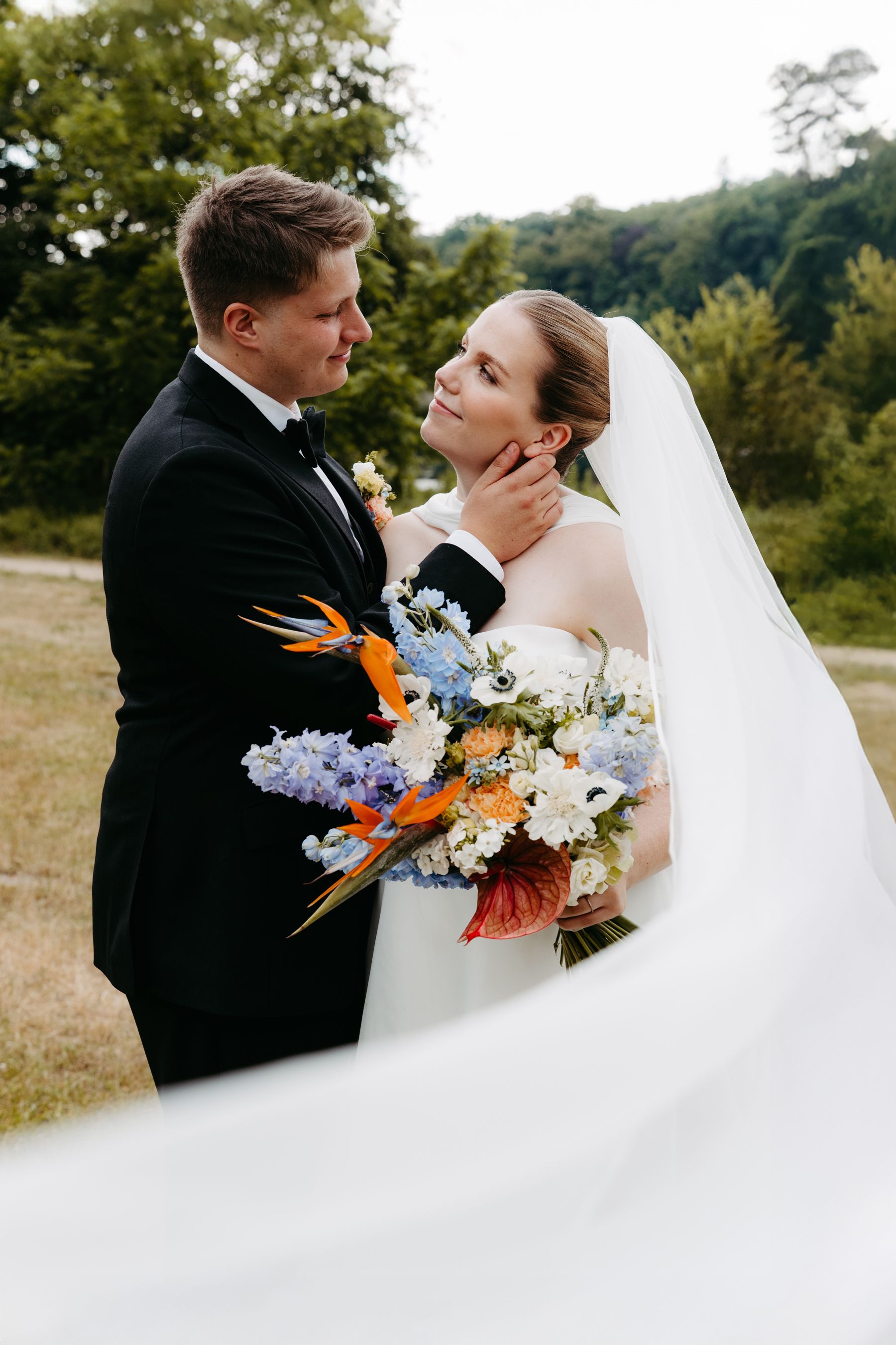 Hochzeitsfotografie Berlin – Brautpaar im Wald